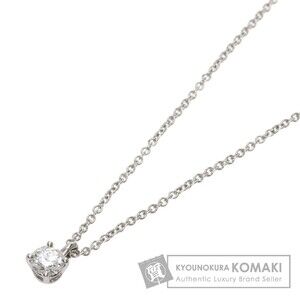 Tiffany Solitaire Diamond Necklace Platinum